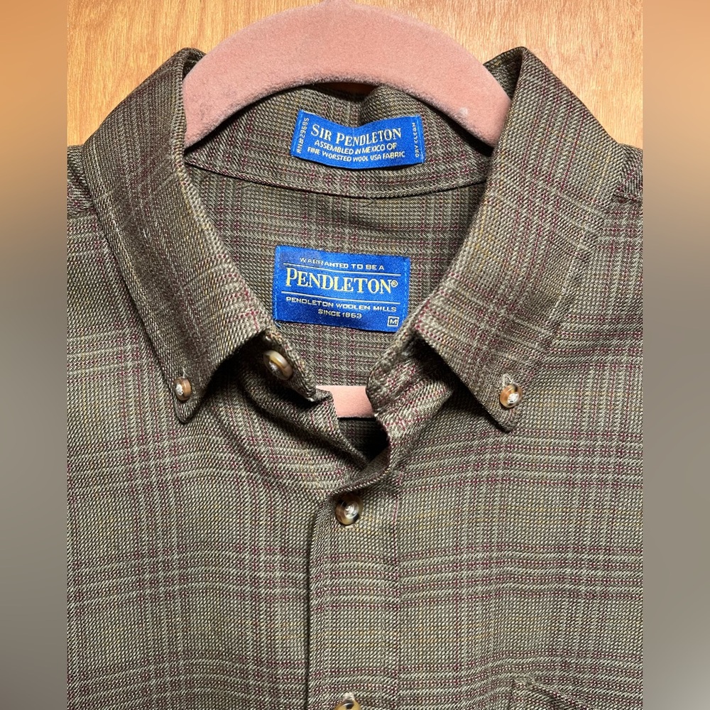Vintage Sir Pendleton Men's Plaid Shirt
